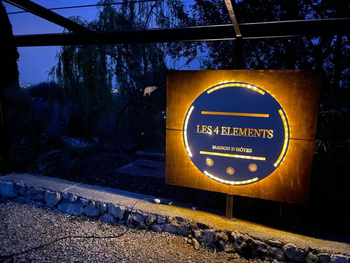 Bed and Breakfast Les 4 éléments Tourrettes-sur-Loup Exterior foto