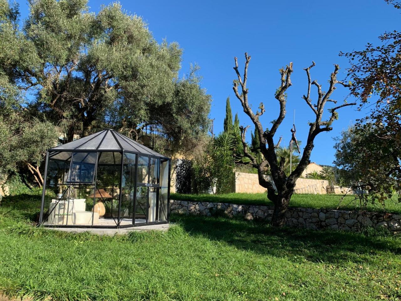 Bed and Breakfast Les 4 éléments Tourrettes-sur-Loup Exterior foto
